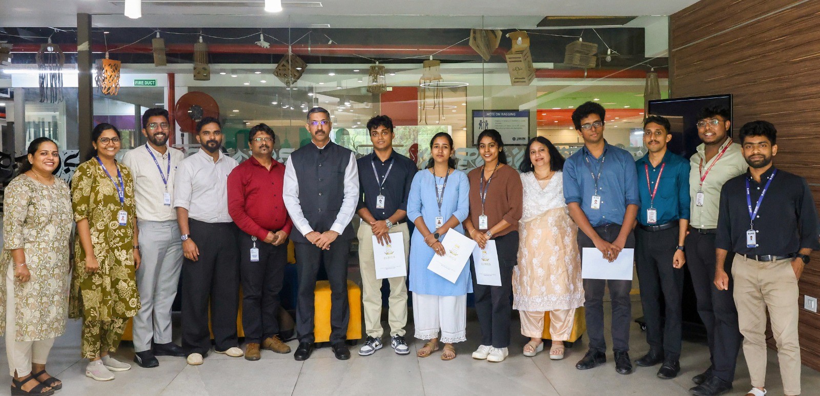 Students Selected Through Campus Placement – JAIN University, Kochi